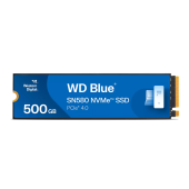 SSD-накопитель Western Digital Blue SN580 (WDS500G3B0E) [500 ГБ, M.2, PCI-E, 4000/3600 МБ/с]
