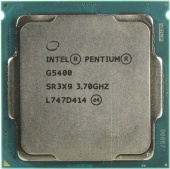 Процессор Intel Pentium G5400, [LGA 1151 v2, 2 x 3700 МГц, TDP 54 Вт, OEM]