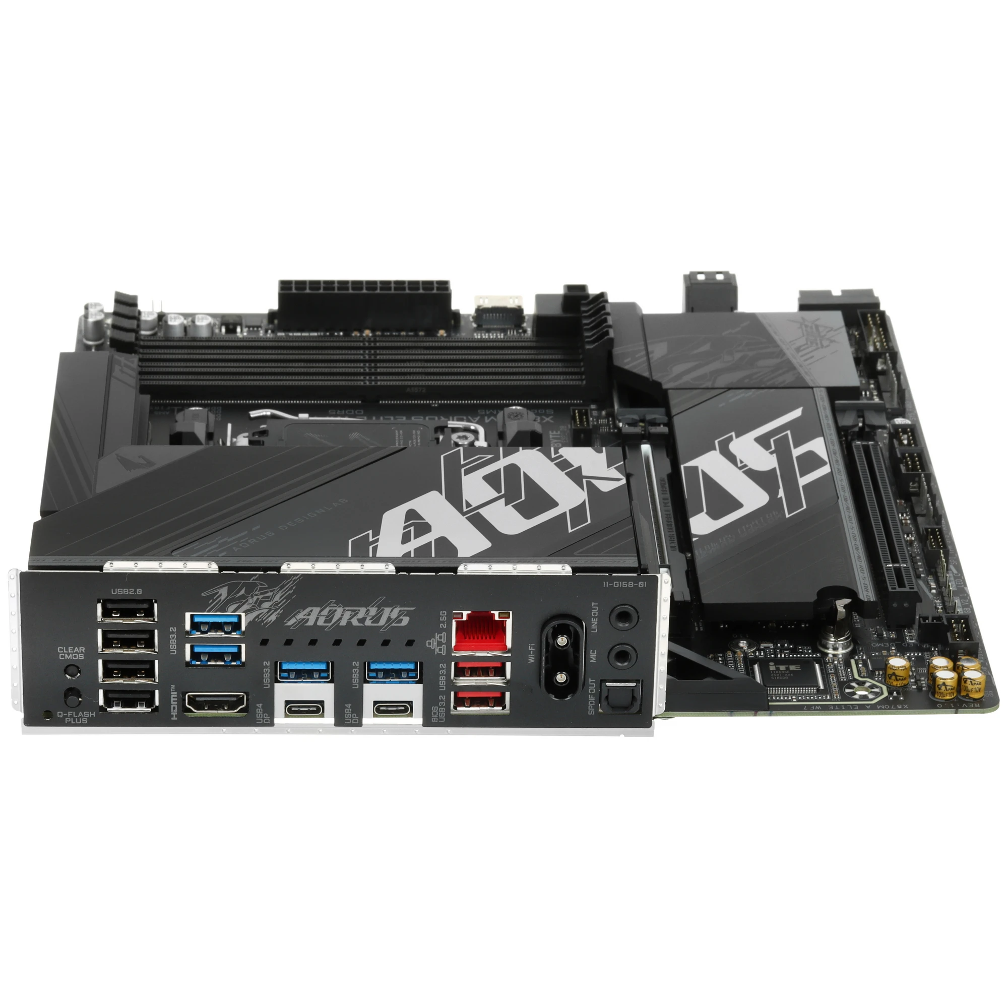Материнская плата Gigabyte X870M AORUS ELITE WIFI7 [AM5, AMD X870, 4xDDR 5, 2xM.2, 1xPCI-E x16, Micro-ATX]
