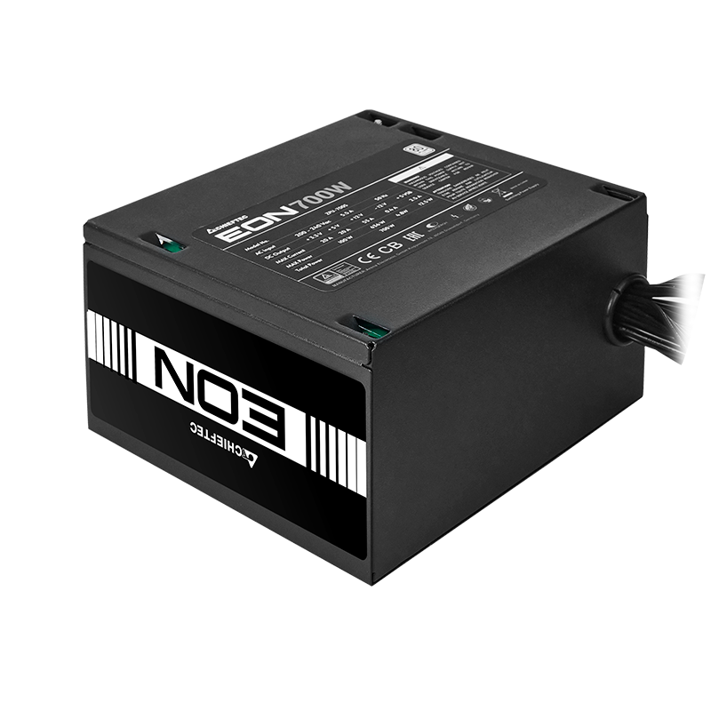 Блок питания Chieftec EON (ZPU-500S) [500 Вт, 80 PLUS Standart, 4x SATA, 2 x 6+2 pin PCIe, 1x 4+4 pin CPU, EPS12V, ATX]