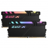 Оперативная память GEIL EVO X II Black [GEXSB416GB3600C18BDC] [16 ГБ DDR 4, 3600 МГц, 28800 Мбайт/с, 1.35 В, подсветка, KIT]