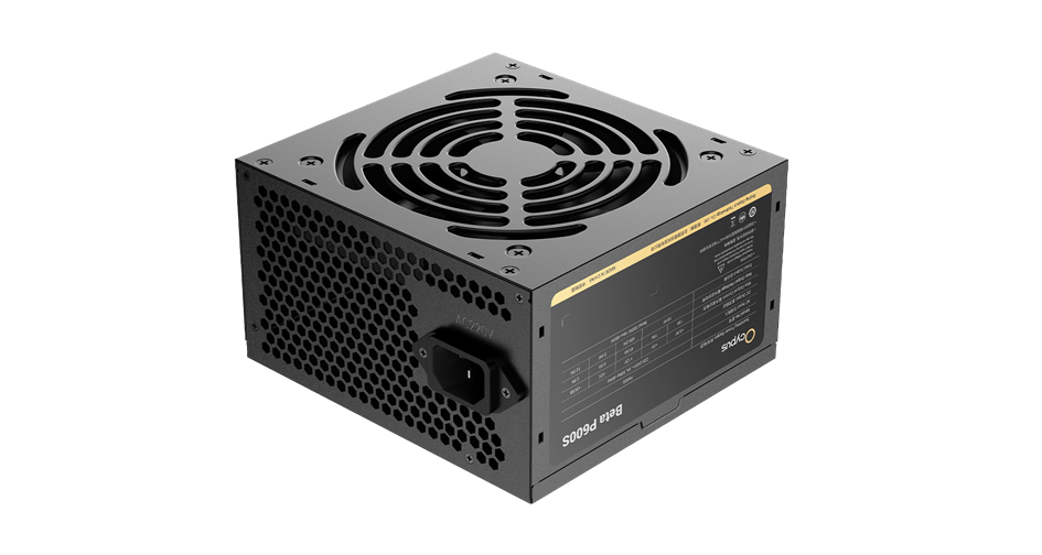 Блок питания Ocypus  500W, Beta P600S, Non modular, ATX, КПД 80%, Черный, Beta-P500S-NDHBK026X-EU