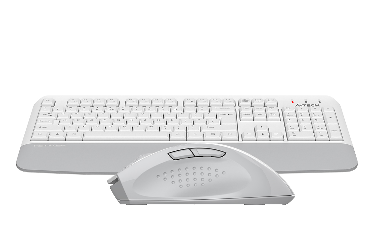 Клавиатура A4Tech FG2500S Plus White [Мембранная, беспроводная, белая]