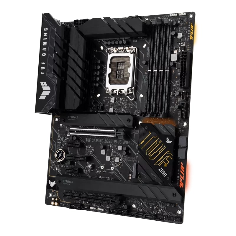 Материнская плата ASUS TUF GAMING Z690-PLUS WIFI, [LGA 1700, Intel Z690, 4xDDR 5, 4xM.2, 2xPCI-E x16, Standard-ATX]