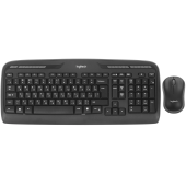 Клавиатура+мышь Logitech MK330 (920-003989) [мембранная, беспроводная, черная]