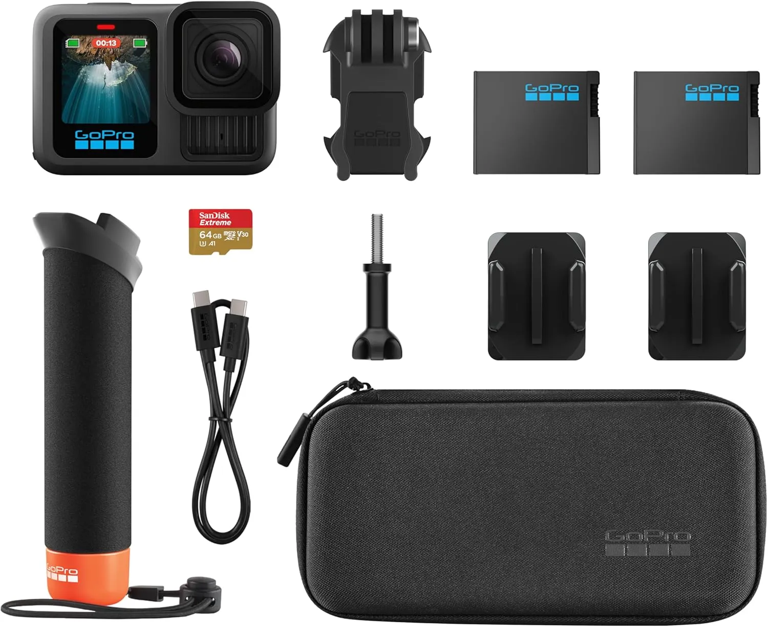 Экшн-камера GoPro HERO 13 Black Accessory Bundle (CHDRB-131-RW)