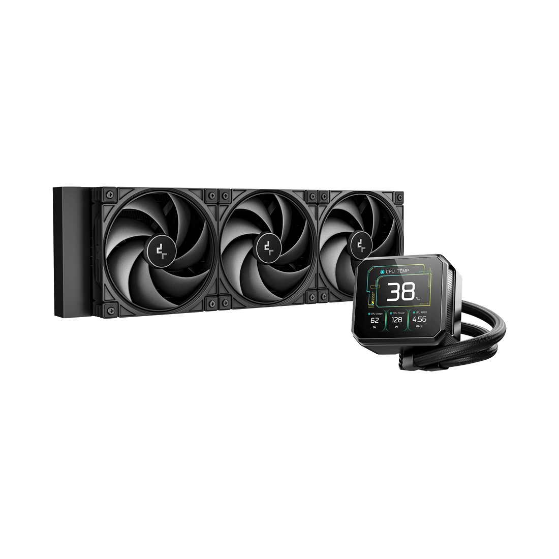 Система охлаждения DeepCool SPARTACUS 420 [140 × 140 × 30 мм, 2000 об/мин, 32.89 дБ(A), 4 pin]
