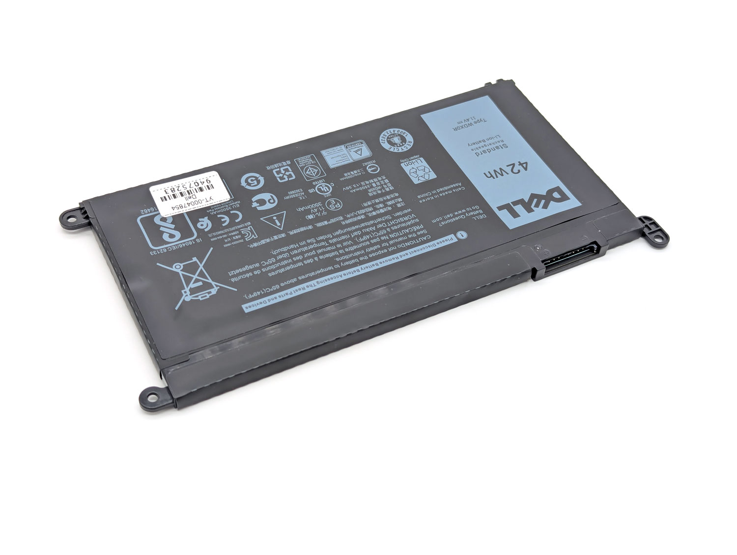 Аккумулятор для ноутбука Dell Inspiron 3580 (WDX0R)/ 11.4 В/ 3500 мАч, GW