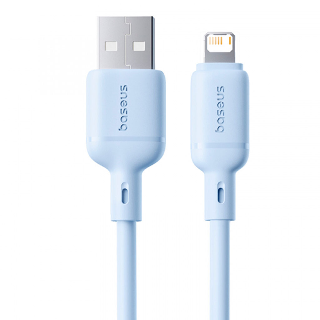 Интерфейсный кабель Baseus Silky USB to iP 2.4A 1m Galaxy Blue (P10377702313-00)