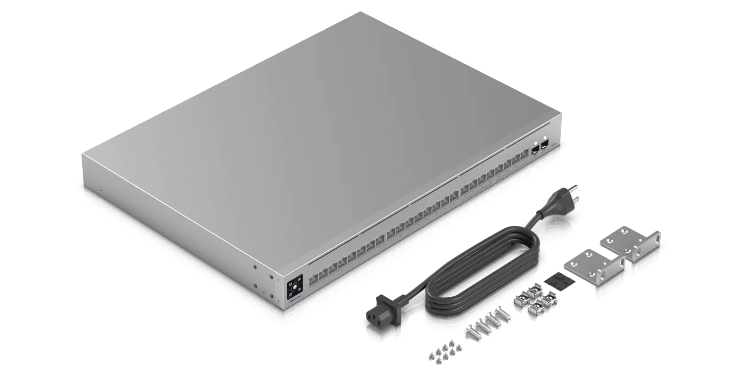 Коммутатор Ubiquiti Pro Max 24 (USW-PRO-MAX-24), управляемый - купить в интернет-магазине Forcecom.kz Коммутатор Ubiquiti Pro Max 24 (USW-PRO-MAX-24), управляемый