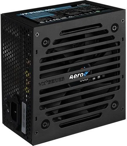 Блок питания AeroCool VX PLUS 400 [400 Вт, 2x SATA, 1x 6 pin PCIe, 1x 4+4 pin CPU]