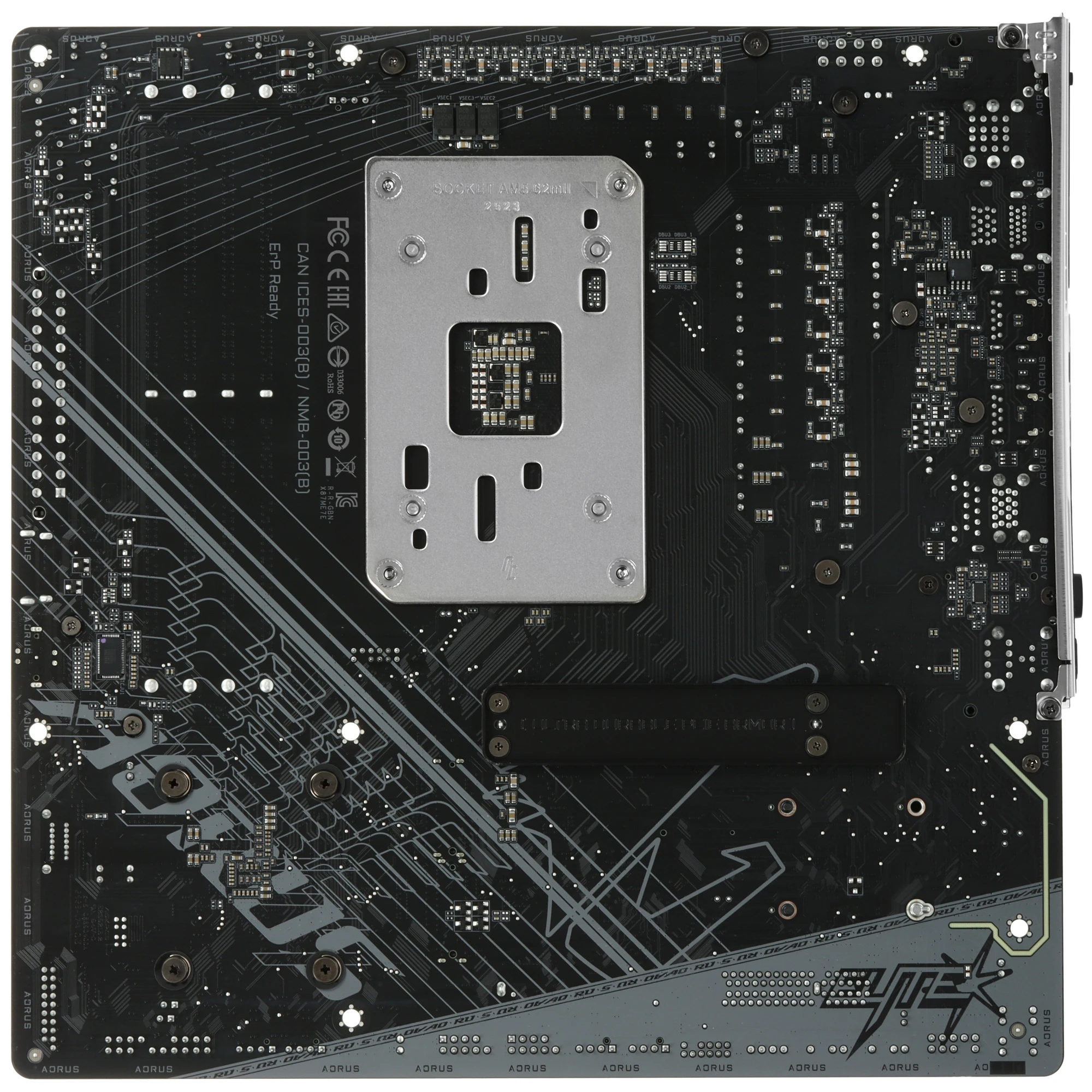 Материнская плата Gigabyte X870M AORUS ELITE WIFI7 [AM5, AMD X870, 4xDDR 5, 2xM.2, 1xPCI-E x16, Micro-ATX]