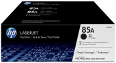 Картридж HP 85A Blk Dual Pack LJ Toner Cartridge, оригинальный, черный