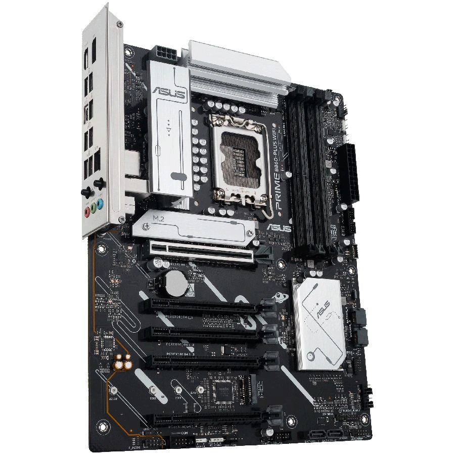 Материнская плата Asus PRIME B860-PLUS WIFI [LGA 1851, Intel B860, 4xDDR 5, 2xM.2, 5xPCI-E x16, Standard-ATX]