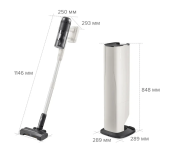 Беспроводной вертикальный пылесос Roborock H60 Hub Pro