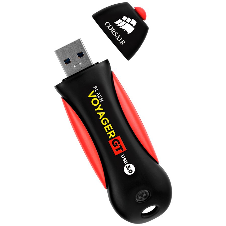 USB Флеш Corsair Flash Voyager GT USB 3.0 128GB (CMFVYGT3C-128GB), Чтение 230МБс - Запись 160МБс, Plug and Play