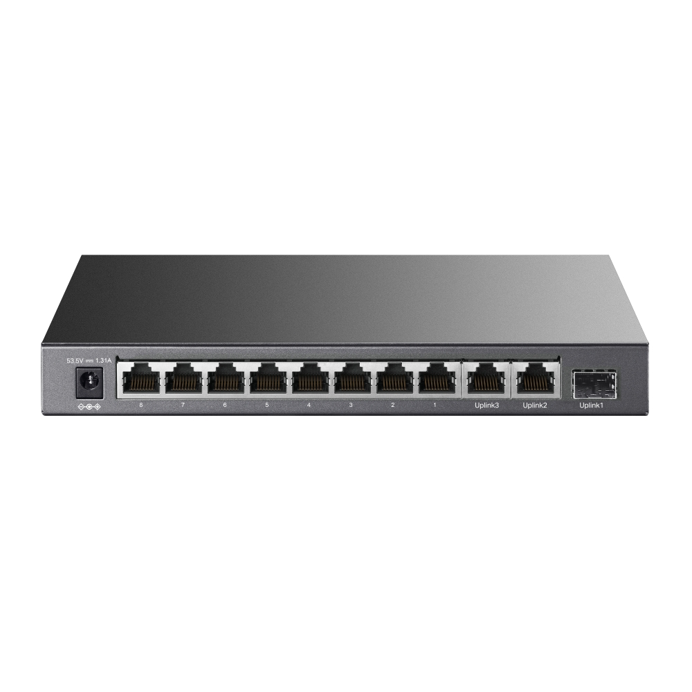 Коммутатор PoE+ 11-портовый Tp-Link TL-SL1311P