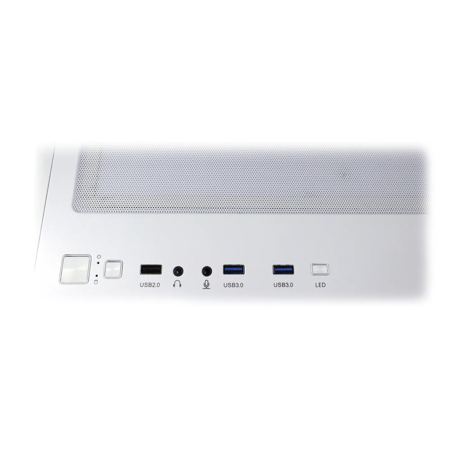 Корпус AeroCool P500C-G-WT-V1 [Midi Tower, 120 мм x 4 ARGB, белый]