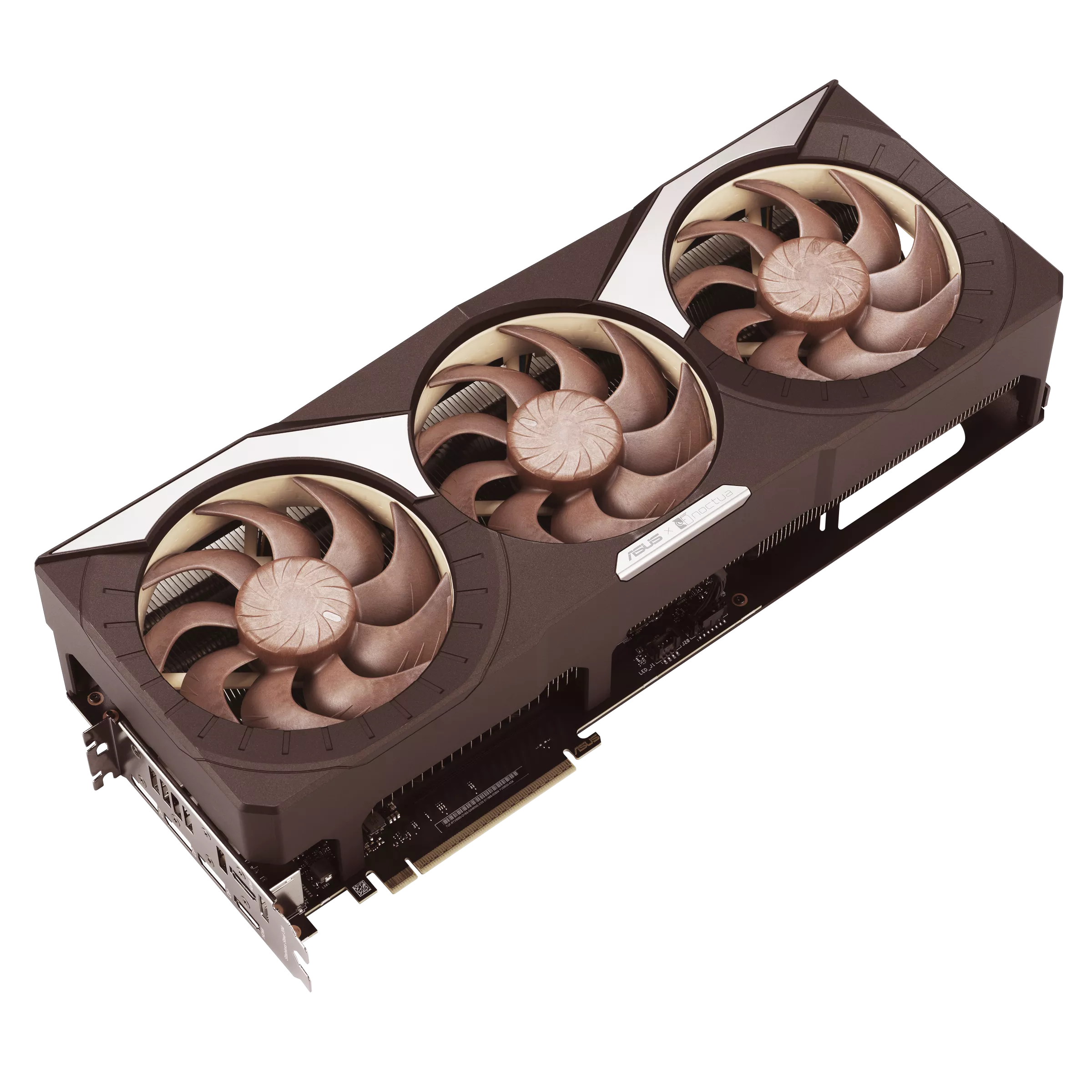 Видеокарта Asus GeForce RTX 5080 16GB GDDR7 Noctua OC Edition (RTX5080-O16G-NOCTUA) [16 ГБ, GDDR7, 256 бит, HDMI, DisplayPort (3 шт)]