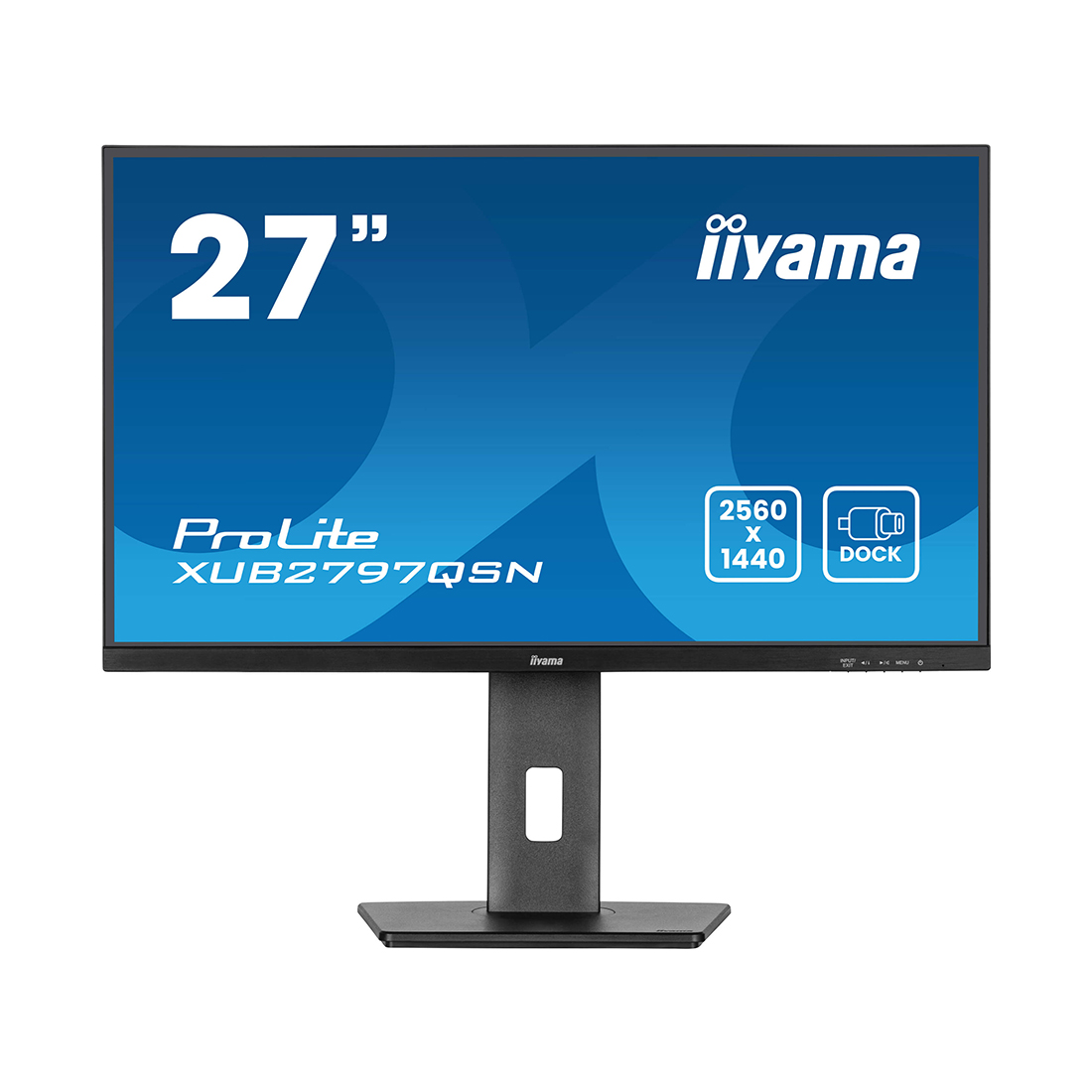 Монитор Iiyama XUB2797QSN-B2 [27", IPS, 2560x1440, 100 Гц, 1 мс, HDMI, DisplayPort]