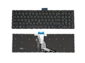 Клавиатура для ноутбука HP 15-S/ 15S-FQ/ 15S-EQ/ 15-CB/ 15-BS/ 15-BW/ 15-ra/, RU, зеленая подсветка