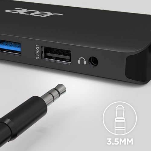 Док-станция  Acer 12in1 Type C dongle: 2 x USB3.2, 2 x USB2.0, 1x SD/TF, 2 x HDMI, 1 x PD, 1 x  