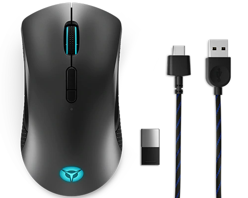 Мышь Lenovo Legion M600, GY50X79385 [проводная + беспроводная, светодиодная, 16000 DPI]