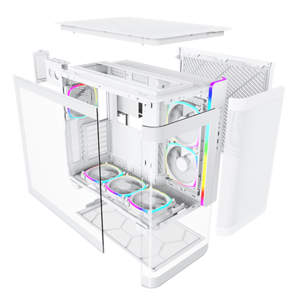 Корпус Montech KING 95 PRO (W) [Midi Tower, Белый]