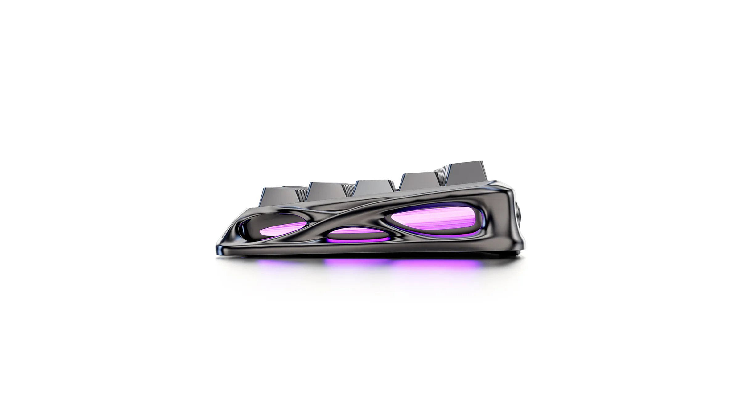 Клавиатура Gravastar Mercury V60 Pro GunMetal [Магнитная, проводная, клавиш - 64, подсветка, черная]
