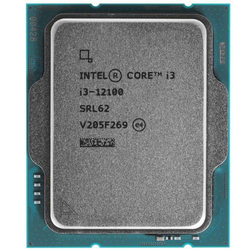 Процессор Intel Core i3-12100 (CM8071504651012) [LGA 1700, 4 x 3.3 ГГц, TDP 89 Вт, OEM]
