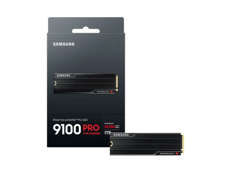 SSD-накопитель Samsung 9100 PRO (MZ-VAP1T0CW) [1 ТБ, M.2, PCI-E, 14800/13400 МБ/с]