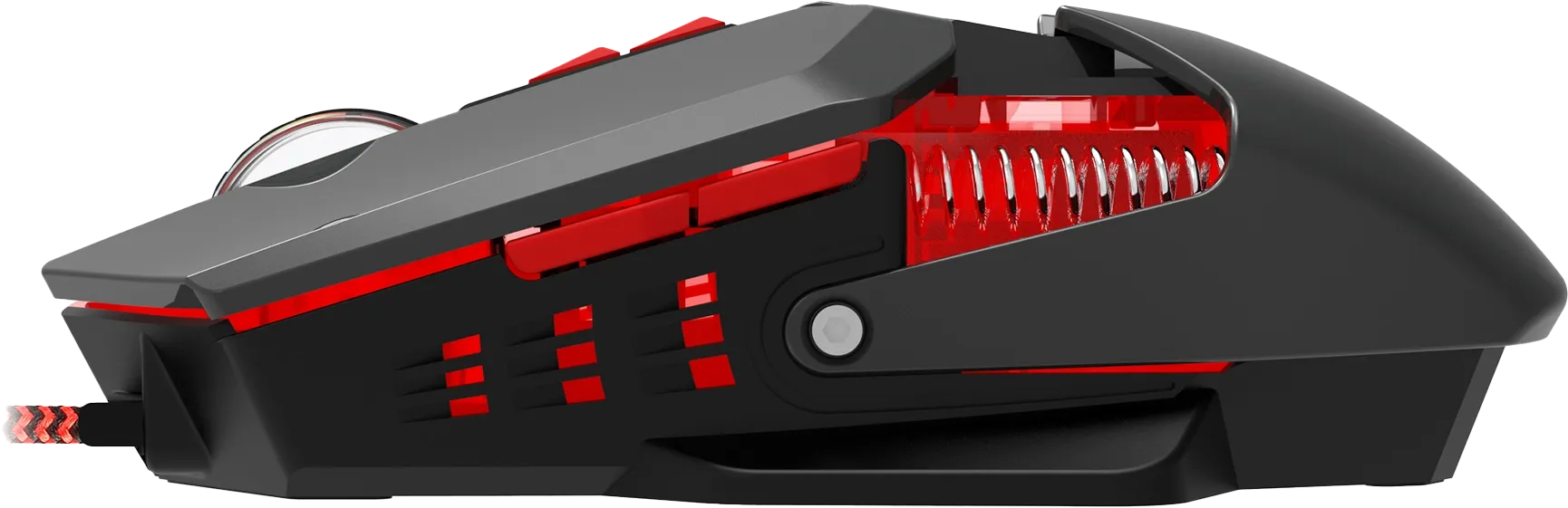 Мышь Acer Nitro OMW302 (ZL.MCECC.025) [проводная, светодиодная, 7200 DPI, подсветка, черная]