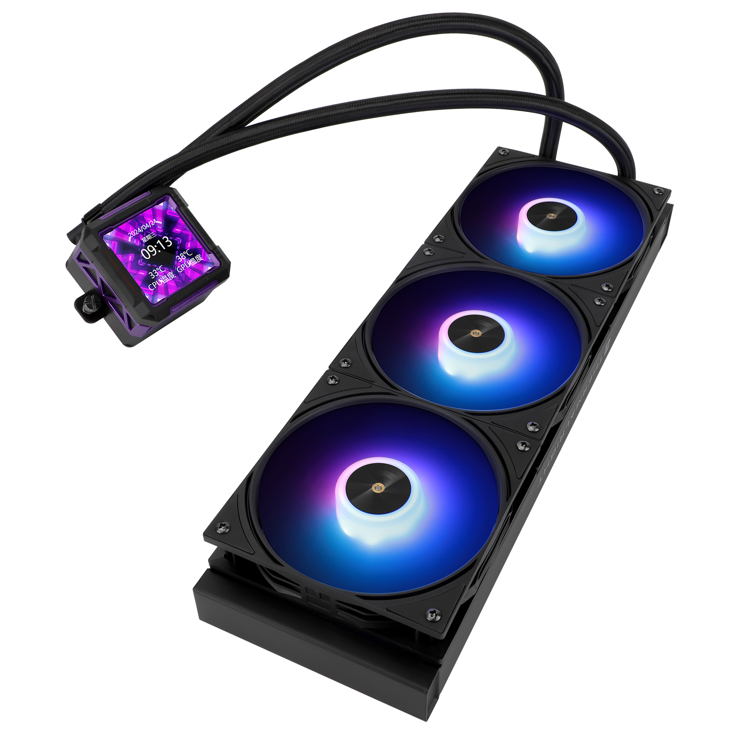 Система охлаждения Thermalright Frozen Warframe PRO 360 BLACK ARGB [120 мм, 2000 об/мин, 29.8 дБА, 4 pin]