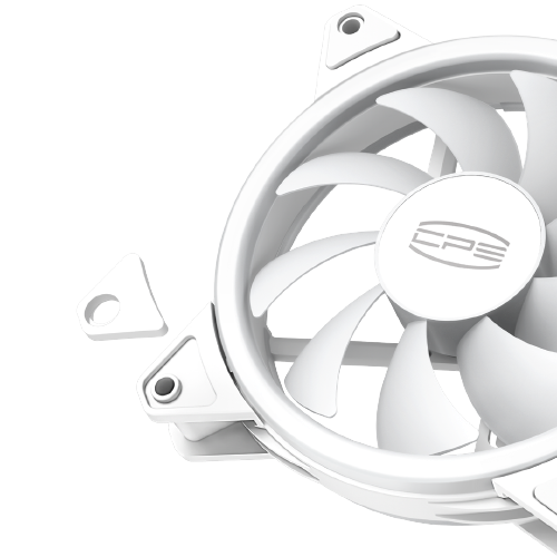 Вентилятор для корпуса PCCooler F3 T120 ARGB WH [120 мм, 1800 об/мин, 46 CFM, 21.6 дБ, PWM]