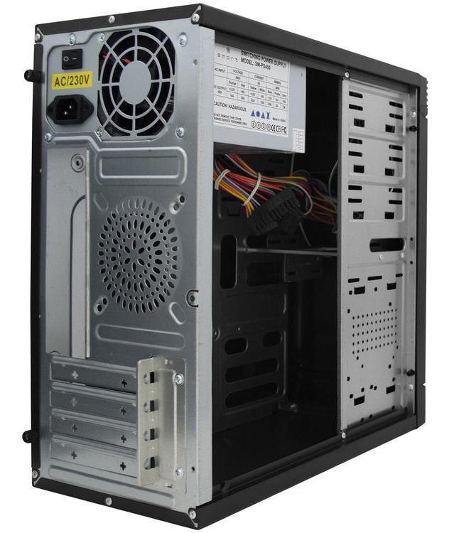 Корпус с БП SMART SX-C58380, 450 Вт, Mini tower - купить в интернет-магазине Forcecom.kz Корпус с БП SMART SX-C58380, 450 Вт, Mini tower