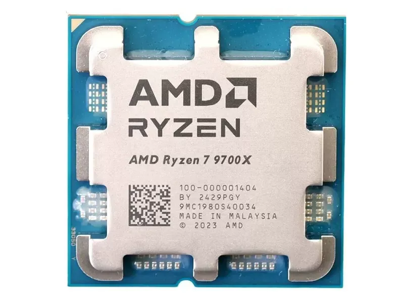 Процессор AMD Ryzen 7 9700X (100-000001404) [AM5, ядер - 8, 3800 МГц, TDP 65 Вт, OEM]