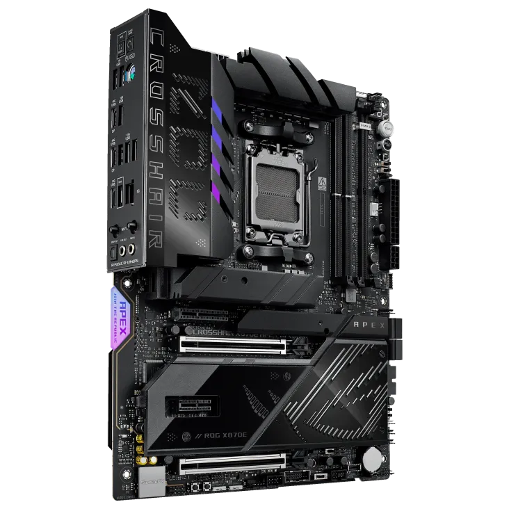 Материнская плата Asus ROG CROSSHAIR X870E APEX [AM5, AMD X870E, 2xDDR 5, 5xM.2, 2xPCI-E x16, Standard-ATX]