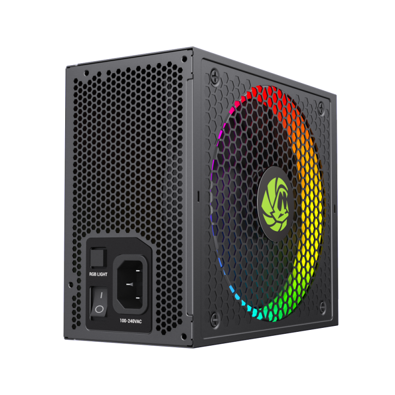 Блок питания GameMax RGB-Smart 850 PRO (2141-0850B0031) [850 Вт, 80 PLUS Gold, 8x SATA, 3 x 6+2 pin PCIe, 2x 4+4 pin CPU, ATX]