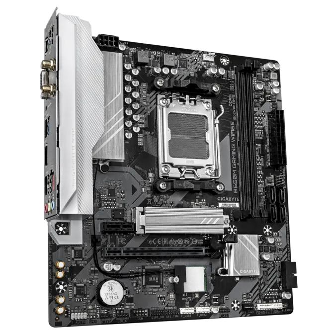 Материнская плата Gigabyte B650M Gaming WiFi6E (REV1.4) [AM5, AMD B650, 2xDDR 5, 1xM.2, 1xPCI-E x16, Micro-ATX]