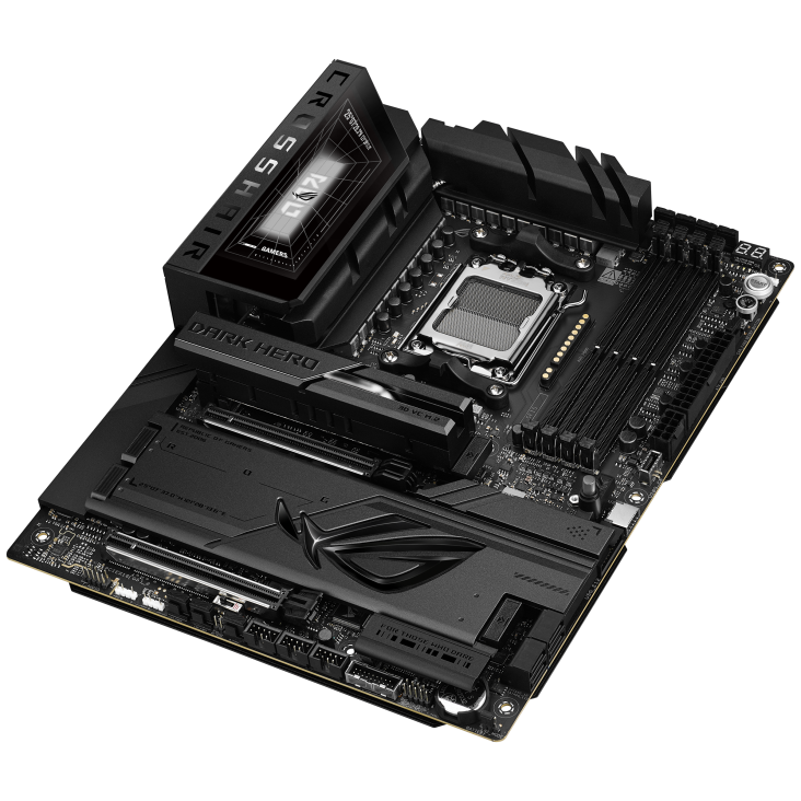 Материнская плата Asus ROG CROSSHAIR X870E DARK HERO [AM5, AMD X870E, 4xDDR 5, 5xM.2, 2xPCI-E x16, Standard-ATX]