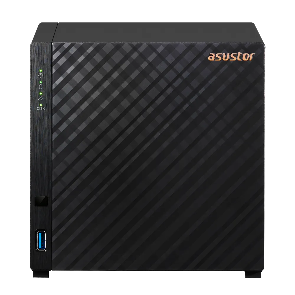 Сетевое хранилище ASUSTOR DRIVESTOR 4 (AS1104T), 1GB DDR4, 4 x SATA3 6Gb/s