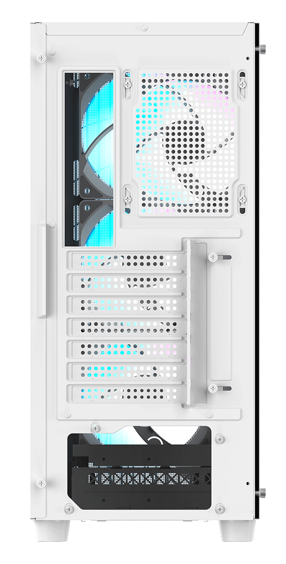 Корпус Ocypus Gamma C70 WH ARGB (Gamma-C70-WHG400XX-GL) [Midi Tower, 4 x 120 мм, белый]