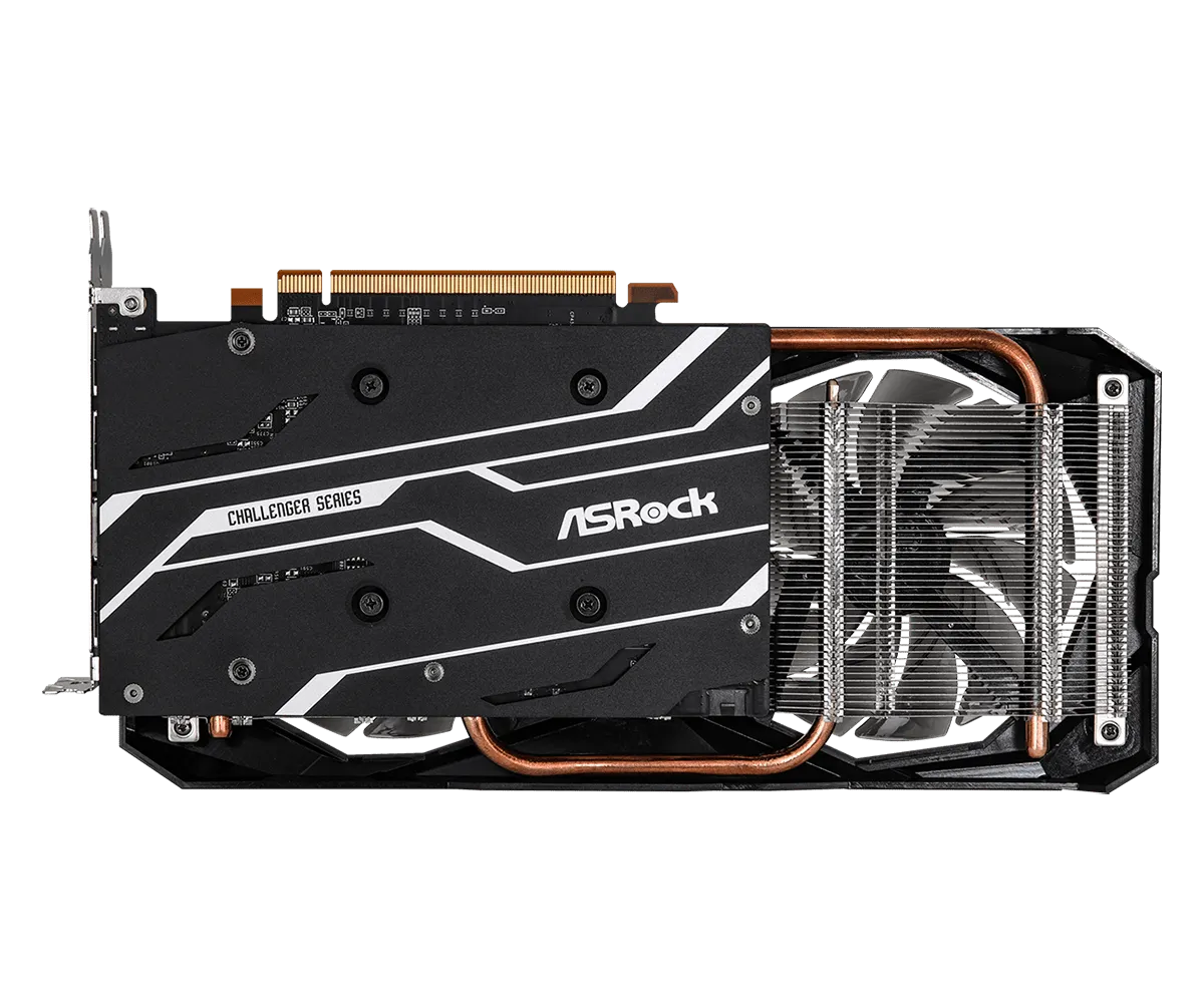Видеокарта ASRock RX 6600 Challenger D (RX6600 CLD 8G) [8 ГБ, GDDR6, 128 бит, HDMI, DisplayPort (3 шт)]
