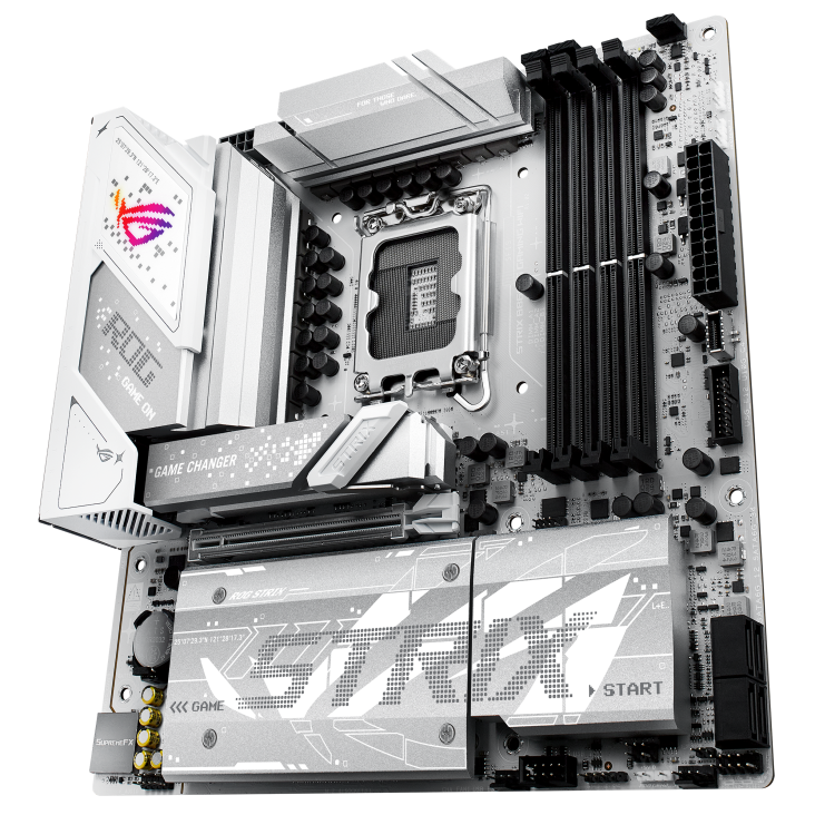 Материнская плата Asus ROG STRIX B860-G GAMING WIFI [LGA 1851, Intel B860, 4xDDR 5, 4xM.2, 1xPCI-E x16, Micro-ATX]