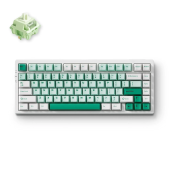Клавиатура MCHOSE G75 PRO Green (G75-9A) [механическая, проводная + беспроводная, RGB подсветка, Matcha Latte Switch V2, белая]