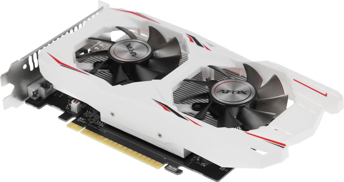 Видеокарта Afox GeForce GTX 1050TI (AF1050TI-4096D5H7-V8) [4 ГБ, GDDR5, 128 бит, DVI, HDMI, DisplayPort]