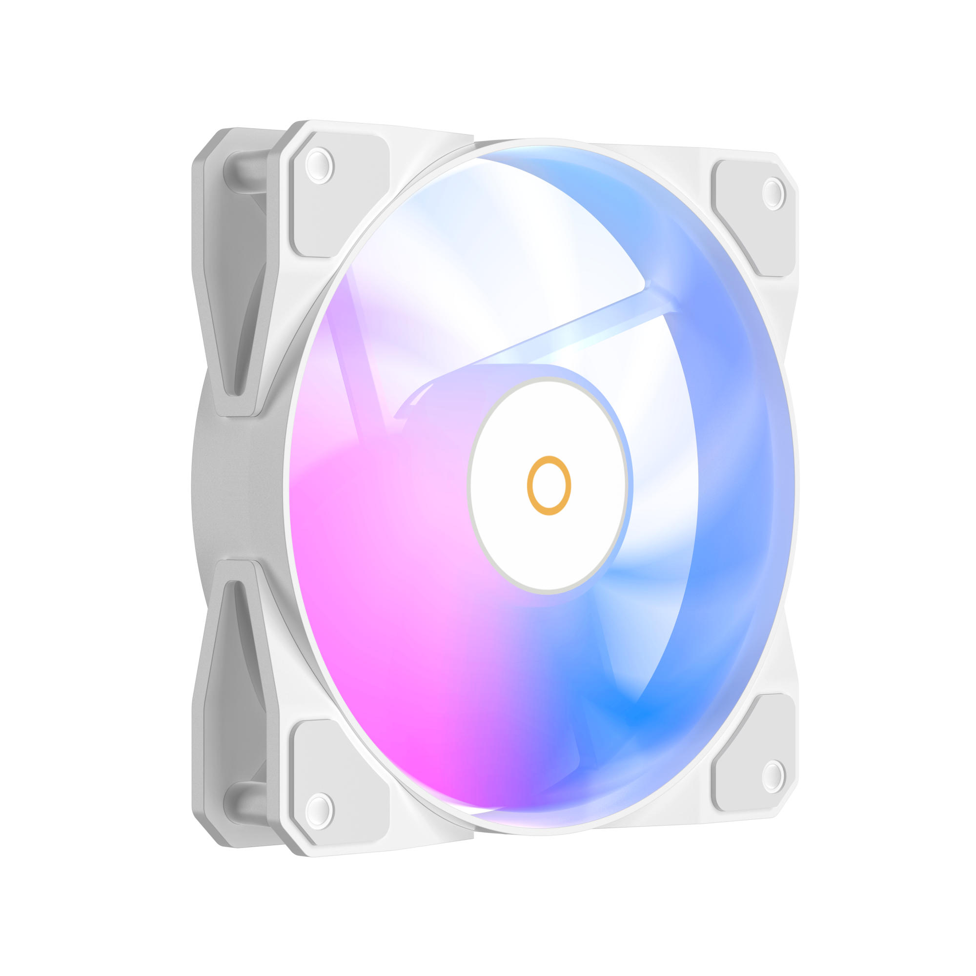 Вентилятор для корпуса Ocypus Beta F12 WH ARGB REVERSE BLADE [120 x 120 мм, 1600 об/мин, 56 CFM, 29 дБ, PWM]