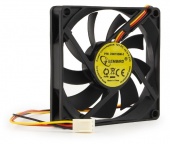 Вентилятор для корпуса Gembird, 80x80x15mm, 3pin Fan for case, 8cm, D8015BM-3 - купить по цене 1 370 тг. в интернет-магазине Forcecom.kz