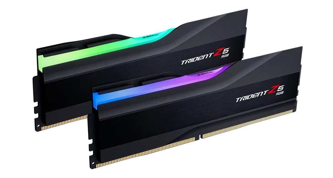 Комплект оперативной памяти G.Skill Trident Z5 RGB, F5-5200J3636C16GX2-TZ5RK, 32 ГБ DDR 5, 5200 МГц, 1.1 В, подсветка, KIT