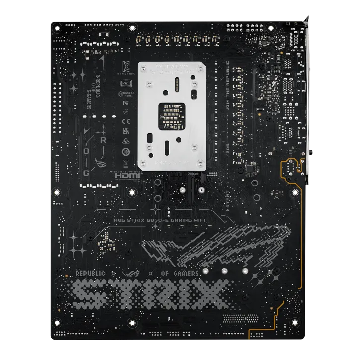 Материнская плата Asus ROG STRIX B850-E GAMING WIFI [AM5, AMD B850, 4xDDR 5, 5xM.2, 2xPCI-E x16, Standard-ATX]